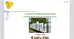 Desktop Screenshot of carpenters-apiaries.com